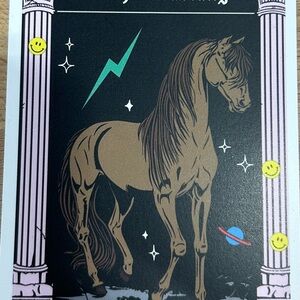 Dressed in LALA Mustang Tarot Card